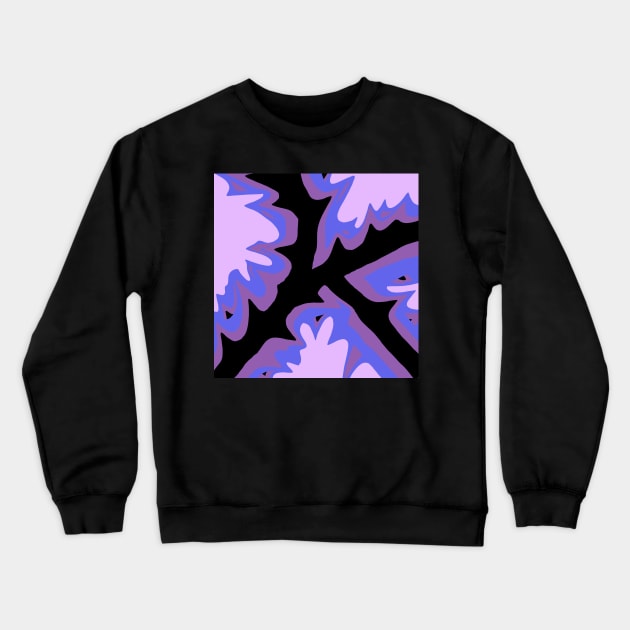 Purple and black Crewneck Sweatshirt by TiiaVissak